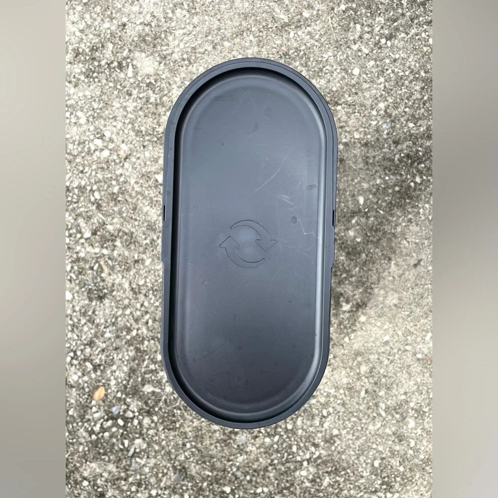 Nespresso Recycling Bin - Black Plastic Holds 60 Vertuo or 160 Original Capsules
